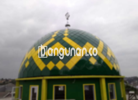 Jual Kubah Masjid Di Mampang Jakarta [Bahan Enamel, GRC]