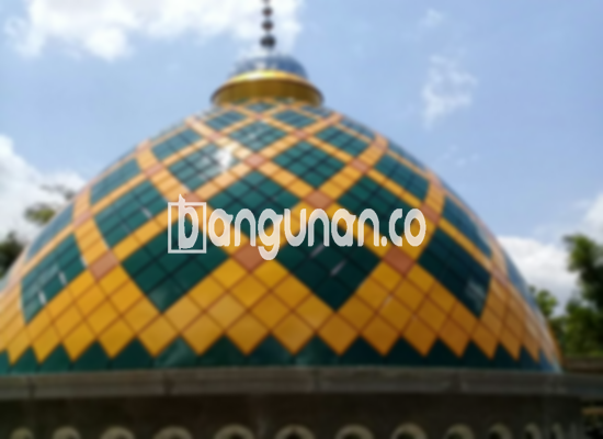 Jual Kubah Masjid Di Pondok Salam Purwakarta [Bahan Enamel, GRC]