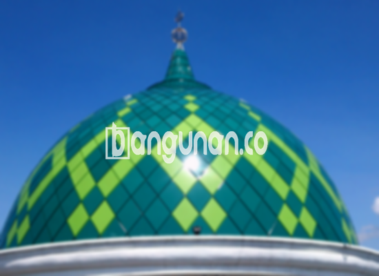 Jual Kubah Masjid Di Cabangbungin Bekasi [Bahan Enamel, GRC]