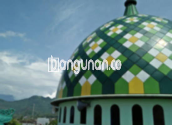 Jual Kubah Masjid Di Kramat Jakarta [Bahan Enamel, GRC]