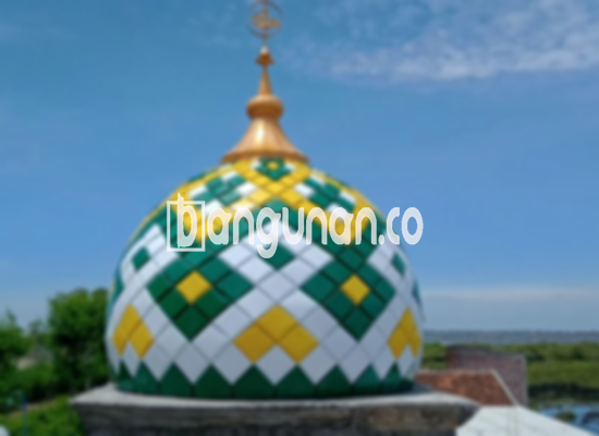 Jual Kubah Masjid Di Paseban Jakarta [Bahan Enamel, GRC]