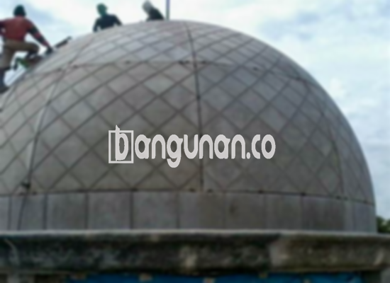 Jual Kubah Masjid Di Sukamaju Depok [Bahan Enamel, GRC]