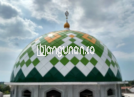 Jual Kubah Masjid Di Bantar Gebang Bekasi [Bahan Enamel, GRC]