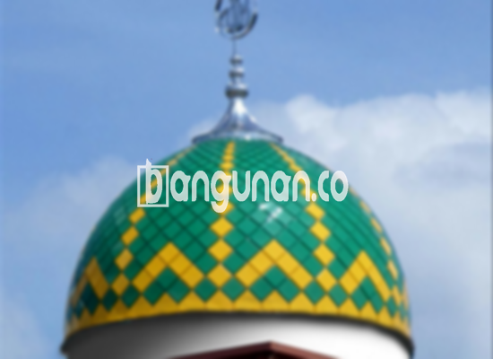 Jual Kubah Masjid Di Gondangdia Jakarta [Bahan Enamel, GRC]