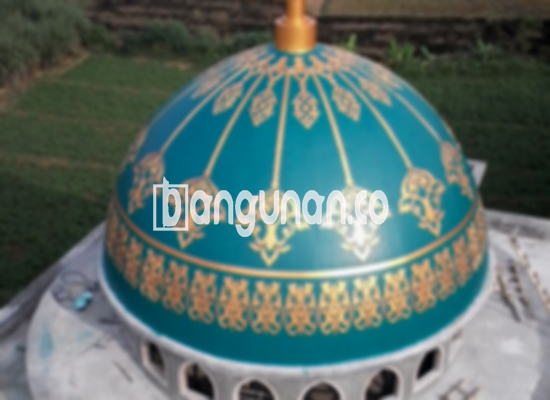 Jual Kubah Masjid Di Sukadamai Bogor [Bahan Enamel, GRC]