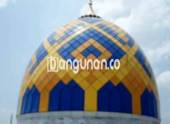 Jual Kubah Masjid Di Rambutan Jakarta [Bahan Enamel, GRC]