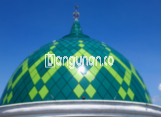 Jual Kubah Masjid Di Cipete Utara Jakarta [Bahan Enamel, GRC]