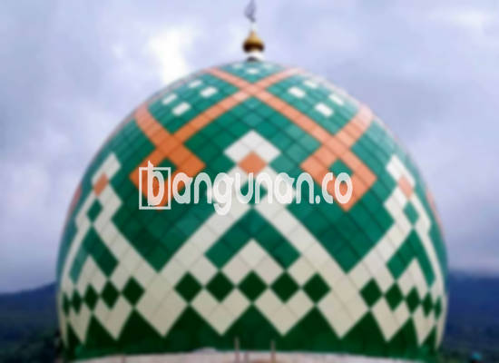 Jual Kubah Masjid Di Pondok Bambu Jakarta [Bahan Enamel, GRC]