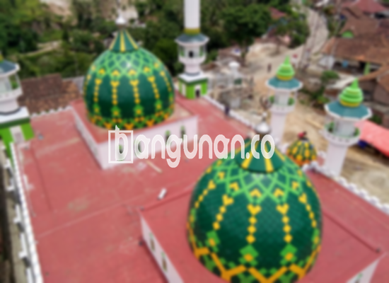 Jual Kubah Masjid Di Ciledug Tangerang [Bahan Enamel, GRC]